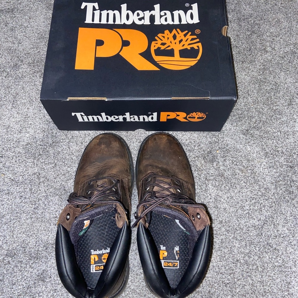 Timberland PRO Men's Brown Leather Boots